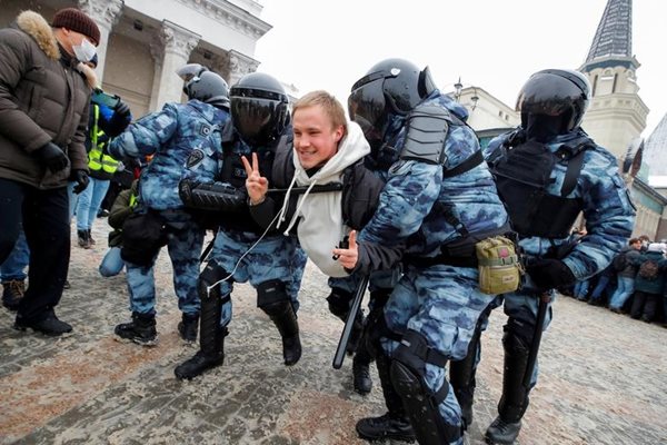 Задържан привърженик на Навални Снимка: Ройтерс