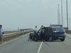 Кола помете друга заради намалената видимост на пътния възел край Кочериново