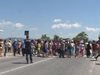 Жителите на Ново Лески отново блокираха пътя за Гърция

