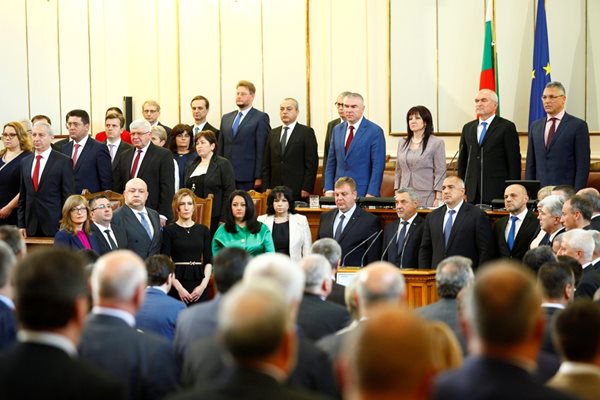 4 май 2017 г. - клетвата на кабинета “Борисов 3” в парламента  СНИМКА: ДЕСИСЛАВА КУЛЕЛИЕВА