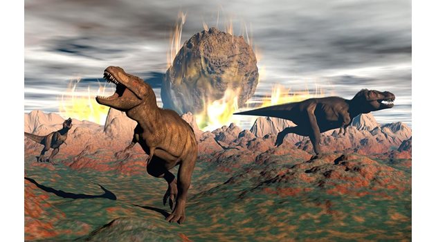 УНИЩОЖЕНИЕ: Динозаврите не са имали никакъв шанс за спасение.