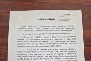 Гражданският съвет за Колежа и кметът Костадин Димитров подписаха меморандум за завършването му