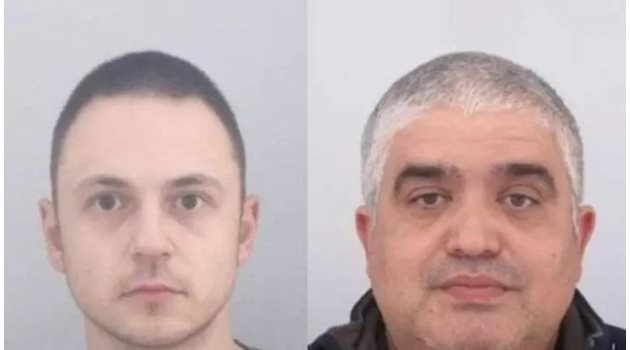 Загиналите полицаи Йордан Илиев (вляво) и Атанас Градев