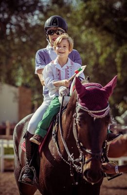 Княгиня Калина е пристрастена към конете и конния спорт