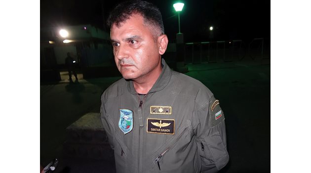 Командирът на авиобаза Крумово бригаден генерал Димитър Иванов