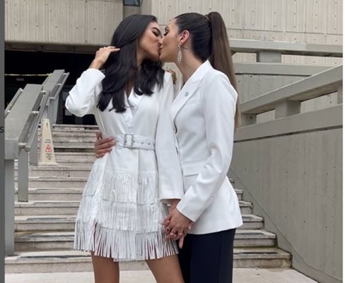 Двойката представи Аржентина и Пуерто Рико в конкурса "Мис Гранд Интернешънъл" през 2020 г.