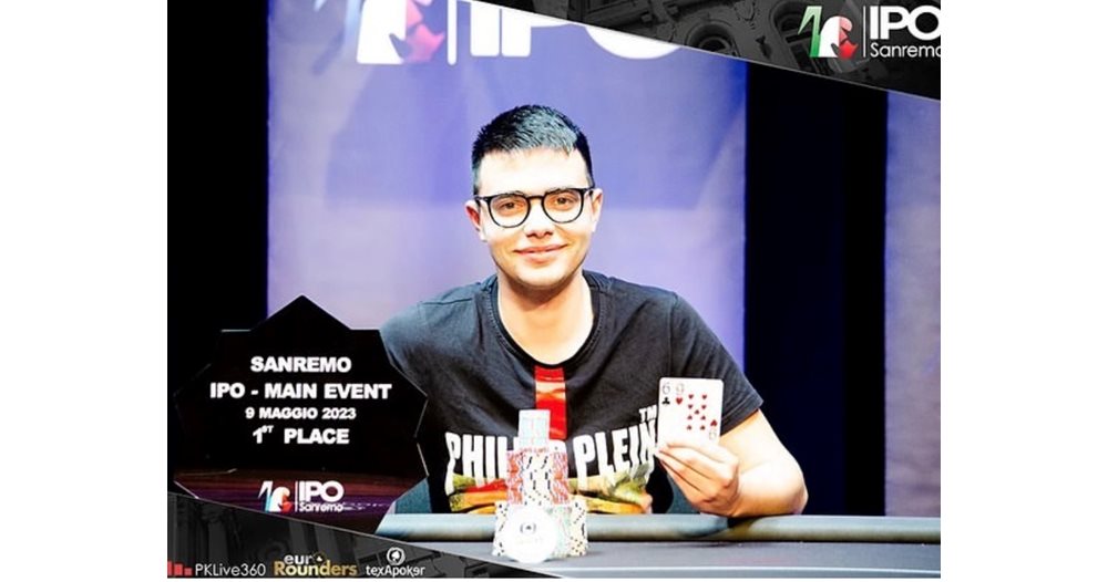 “Zlatin Penev Wins San Remo Open Poker Tournament with €280,000 Prize”