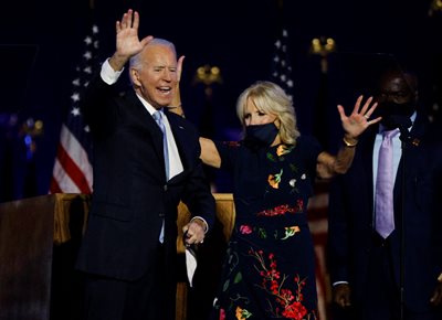 Soon Joe Biden and Kamala Harris will be invited to visit the town of Kamenovo.  PHOTOS: Reuters