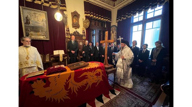 Погребаха княз Кардам Търновски във "Врана"
Снимка: Фейсбук/Ivaylo Schalafoff