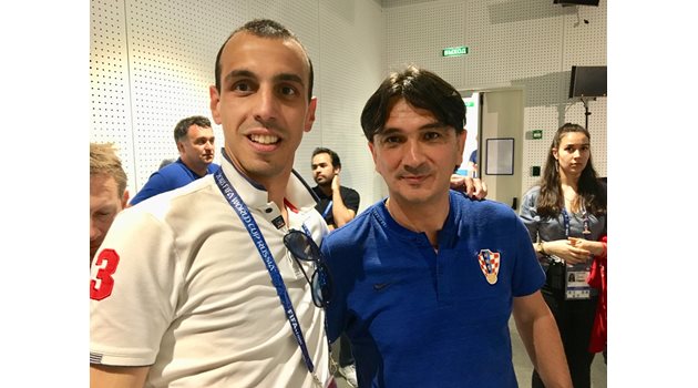 С треньора на Хърватия Златко Далич