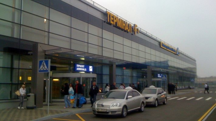 Летището на Бориспил Снимка  Униан