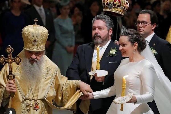 Княз Борис участва в сватбената церемония