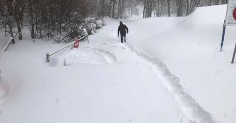 Около 200 туристи в района на пещерата „Леденика”  са без ток и вода.