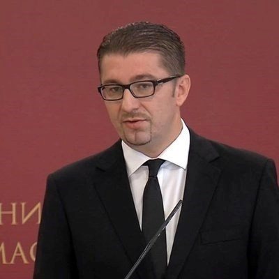 Лидерът на ВМРО-ДПМНЕ Християн Мицкоски СНИМКА: туитър/mickoskih