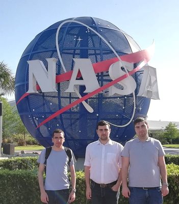 Част от екипа ни на конференция в централата на НАСА