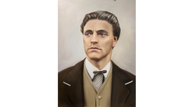 Портрет на Васил Левски, нарисуван от Юрий Ковачев.
Снимки: Галерия "Милениум"