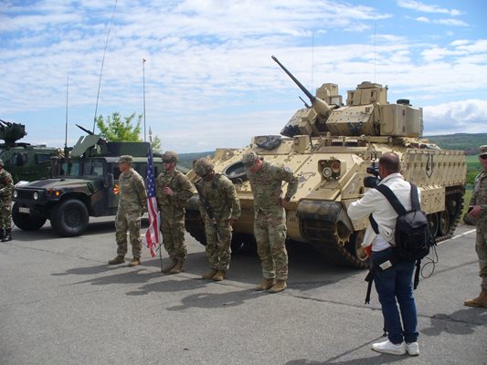 Американски танк на полигона "Ново село"
Снимка: Ваньо Стоилов