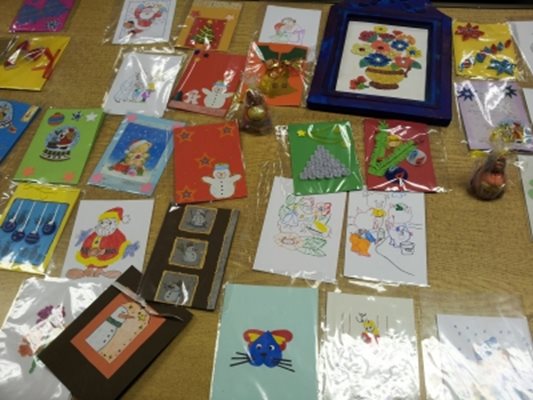 Децата от градини и училища в "Северен" са изработили картички и украси