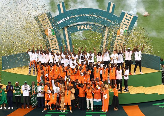 За 3-и път Кот д'Ивоар стана шампион на Африка.

СНИМКА: РОЙТЕРС