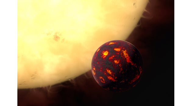 За 55 Cancri E се смята, че е покрита с диаманти заради налягането и средната температура от 2400 градуса по Целзий.