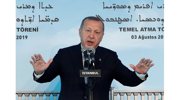Ердоган: Ще унищожим раковата клетка на тероризма