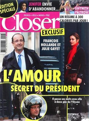 Френският президент продължи любовните традиции в Париж