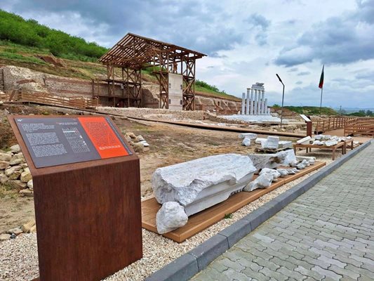 Отворен за посетители е обект „Античен град Хераклея Синтика" край Петрич. СНИМКИ: Община Петрич