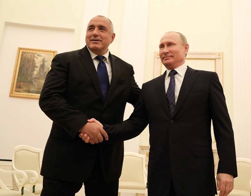 Премиерът на България Бойко Борисов и президентът на Русия Владимир Путин  СНИМКИ: Фейсбук/Boyko Borissov