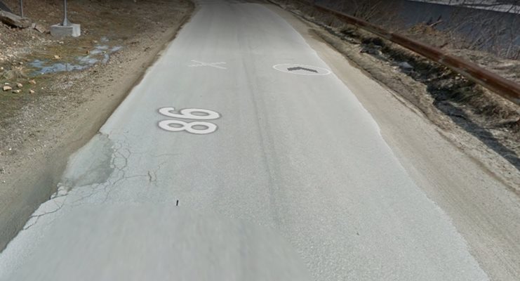 Пътят Средногорци - Рудозем СНИМКА: Google Street View