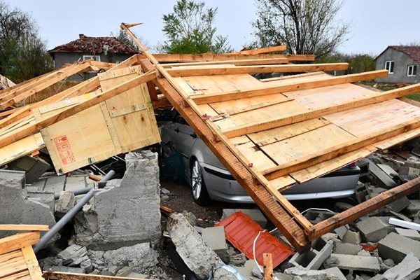 Бедствието в село Лъвино СНИМКА: Метео Балканс