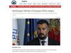 Черногорският министър по европейските въпроси подаде оставка