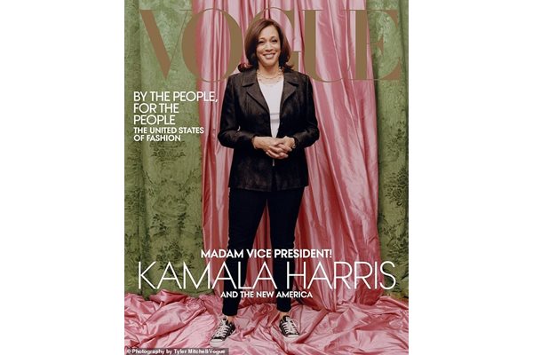 Модното списание “Вог” снима Камала Харис в спортно облекло и кецове за корицата на февруарския си брой.