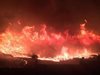 Голям пожар избухна близо до база на НАТО в Турция (снимки+видео)