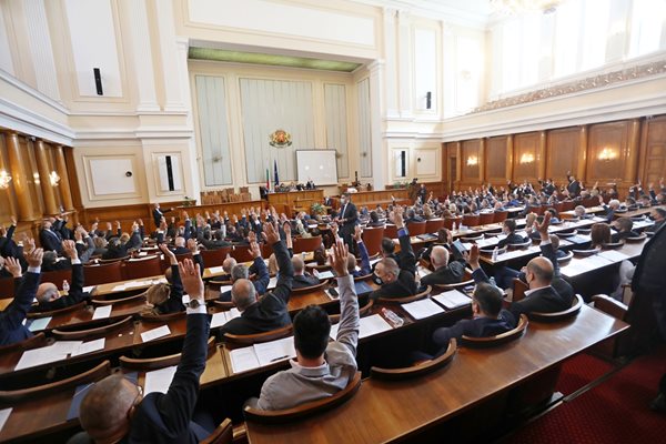 Пленарната зала на Народното събрание