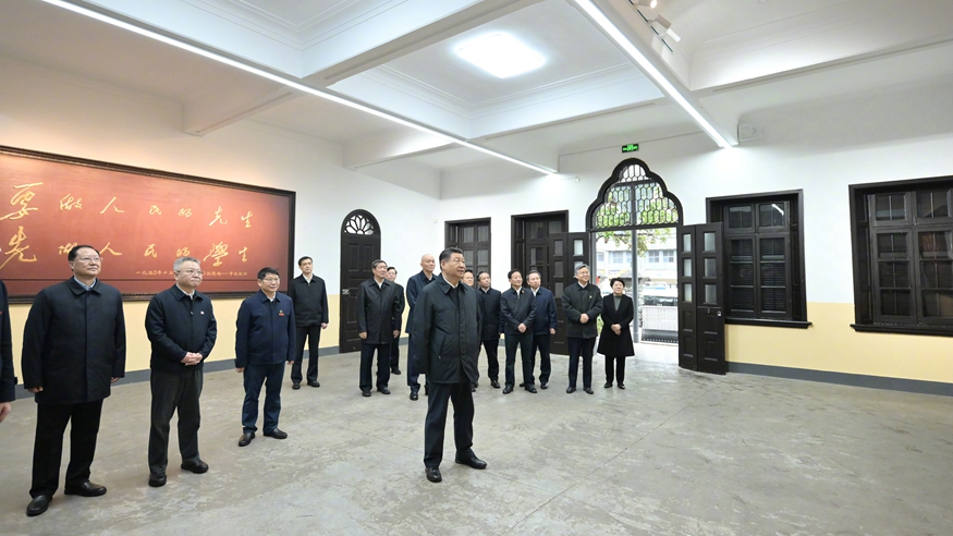 Китайският лидер е на работно посещение в град Чанша