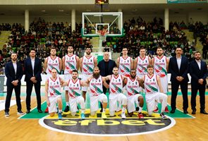 Националният отбор по баскетбол Снимка: press@mpes.government.bg