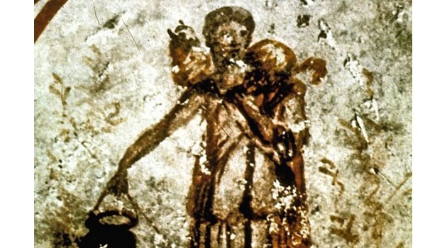 ГЛЕДНА ТОЧКА: В гробница в Рим от III в. бе открито изображението на Исус, на което е с тъмна кожа и къса коса.