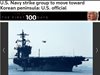 САЩ изпращат ударна група на флота си  към Корейския полуостров

