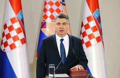 Хърватският президент Зоран Миланович 