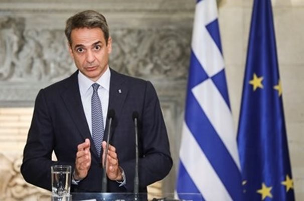 Премиерът на Гърция Кириакос Мицотакис СНИМКА: Ройтерс