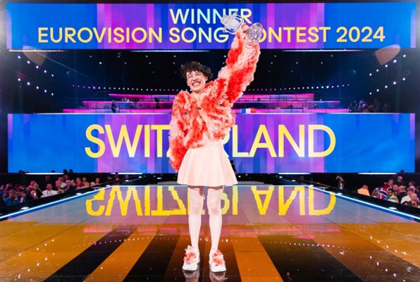 Победителят в „Евровизия“ Немо Снимка: Twitter/@Sweden
