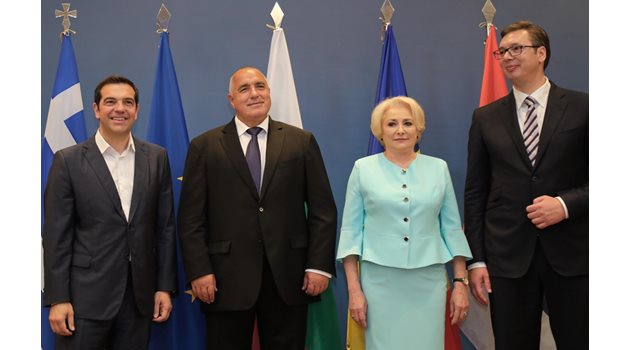Алексис Ципрас, Бойко Борисов, Виорика Дънчила и Александър Вучич обсъдиха напредъка на транспортните коридори.