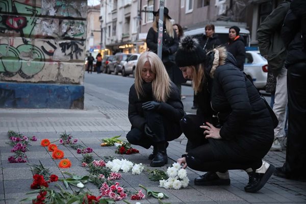 Протест в София срещу освобождаването на шофьора, прегазил Филип на пешеходна пътека СНИМКА: Николай Литов