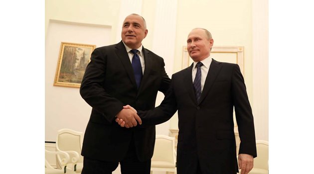 Премиерът на България Бойко Борисов и президентът на Русия Владимир Путин  СНИМКИ: Фейсбук/Boyko Borissov