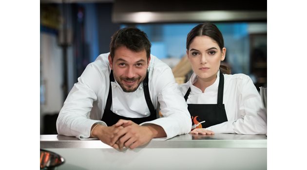 Радина Боршош и Мак Маринов са в главните роли в първия ни кулинарен сериал “Алея на славата”.