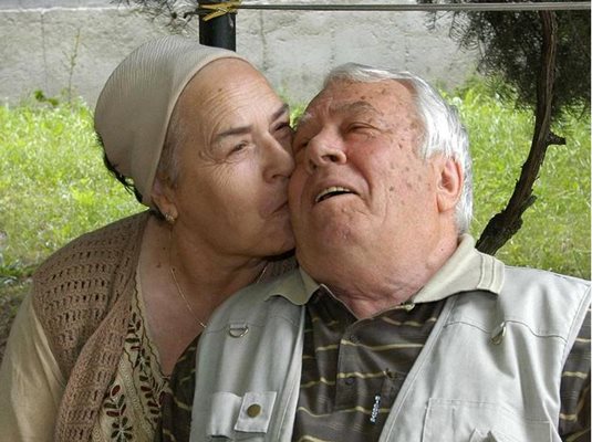 Георги Калоянчев със съпругата си