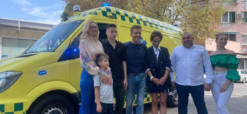 Благодарен пациент дари реанимобил на болница “Хигия“ в Пазарджик