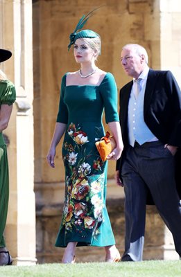 За една от най-стилните жени на сватбата бе посочена племенницата на Даяна Кити Спенсър - дъщеря на по-малкия брат на покойната принцеса Чарлз Спенсър.