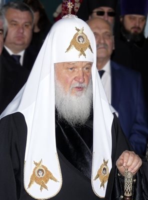 Руският патриарх Кирил СНИМКА: Ройтерс