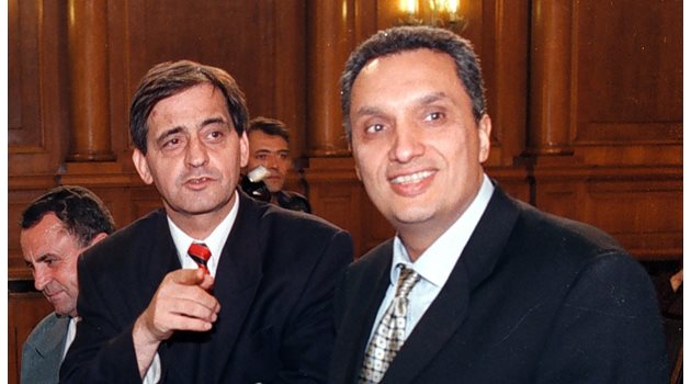 Иван Костов и Николай Добрев в парламента